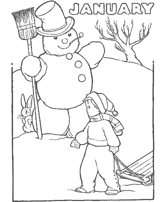 printable winter coloring pages