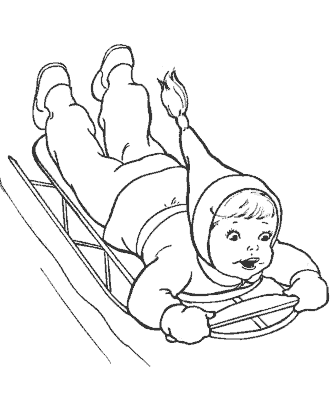 winter coloring pages