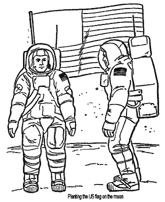 coloring pages of american flags