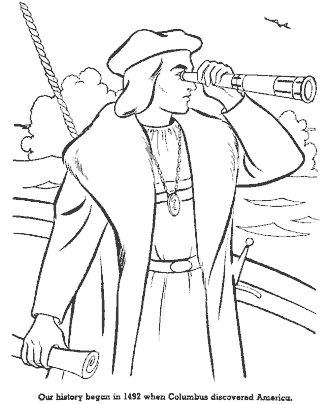 history for kids coloring pages