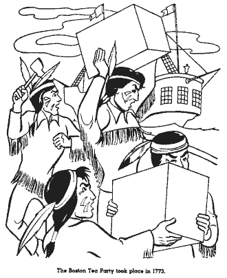 history for kidss coloring page