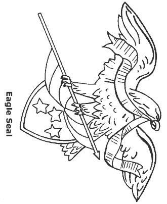 eagle coloring page