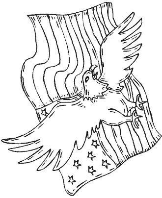eagle coloring page