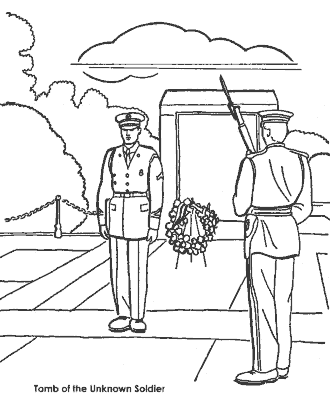 memorial day coloring page