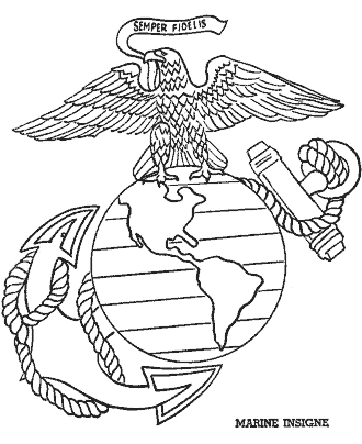 military coloring page
