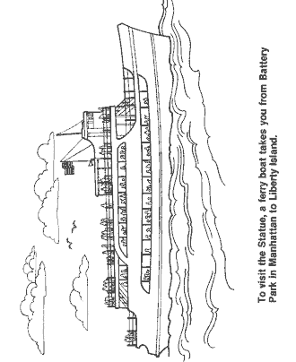 Statue of Liberty coloring page