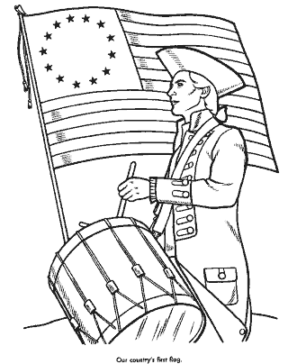 patriotic coloring page