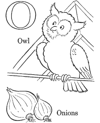 alphabet coloring pages